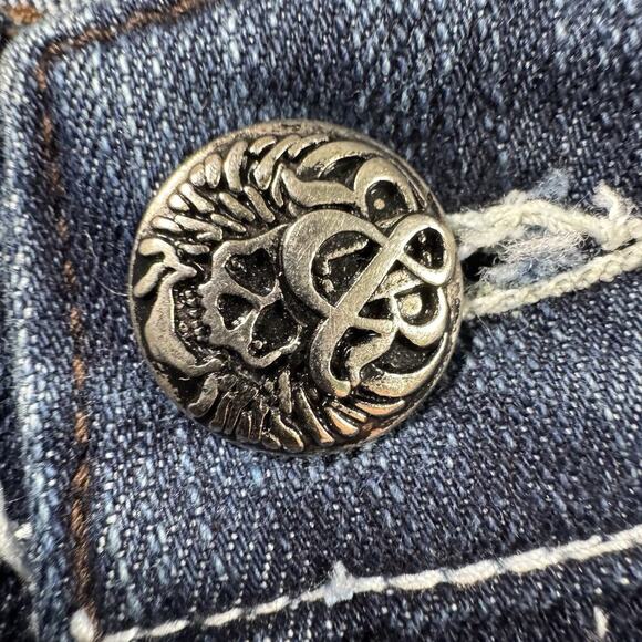 Rock & Republic Sz 28 Jeans Dark Wash Boot Cut Medium Rise Denim - Picture 7 of 11